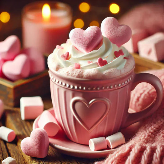 CHOCOLATE ROSA CON GOMINOLAS