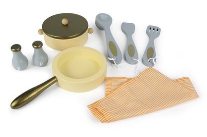 Cocina Madera Infantil De Juguete color Crema