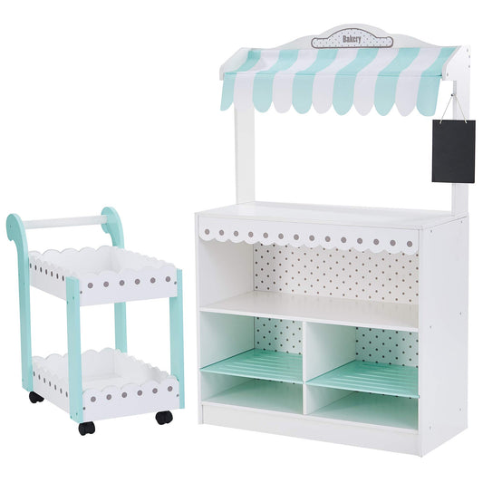 Panadería Teamson Kids de madera con accesorios educativos para niños