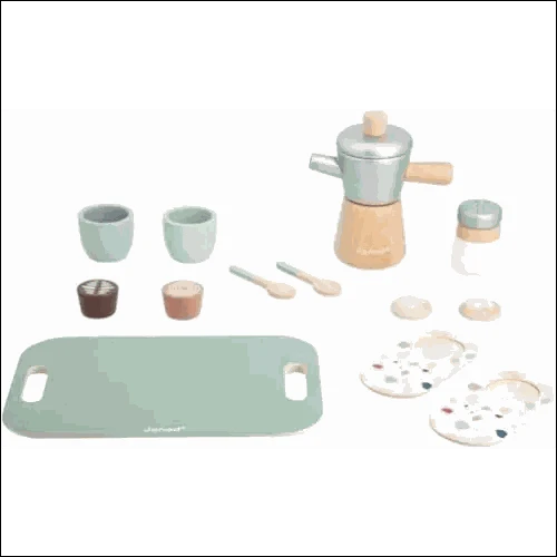 Cafetera Italiana de Juguete con accesorios para despertar la imaginación infantil