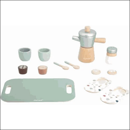 Cafetera Italiana de Juguete con accesorios para despertar la imaginación infantil