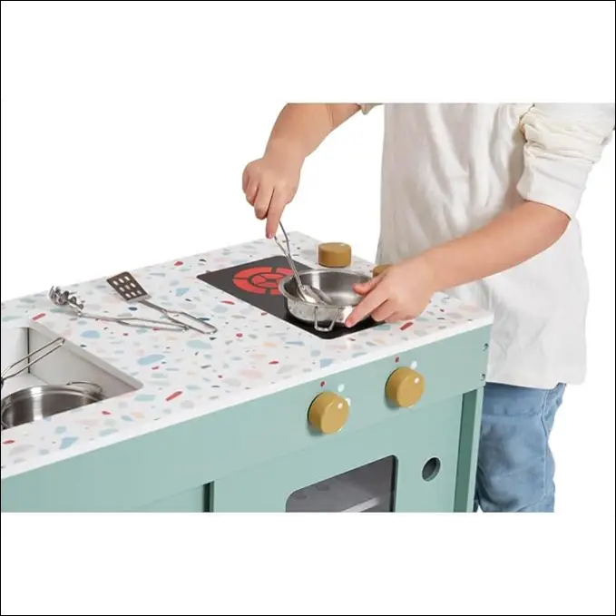 Cocina de Madera Loft Janod J06556 para pequeños chefs creativos - JUGUETE