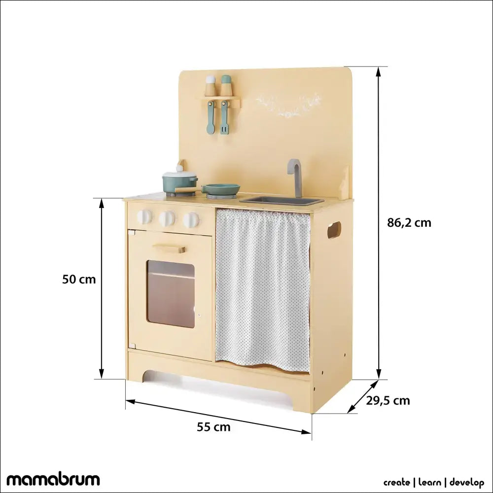 Cocina Mamabrum Natural para pequeños chefs en nuestra colección de juguetes - Juguete