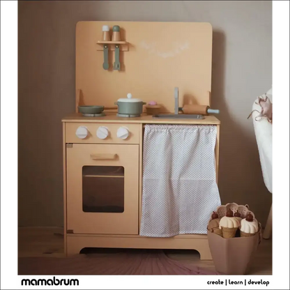 Cocina Mamabrum Natural para pequeños chefs en nuestra colección de juguetes - Juguete