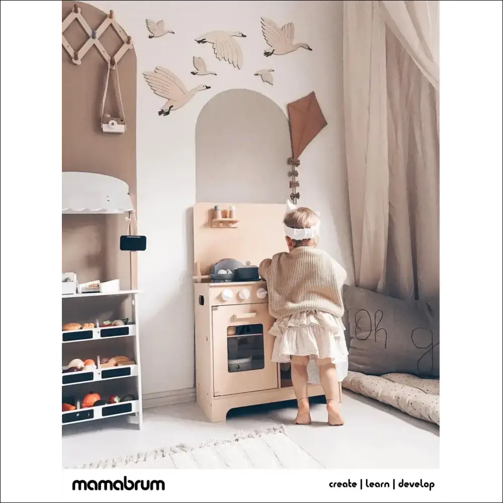 Cocina Mamabrum Natural para pequeños chefs en nuestra colección de juguetes - Juguete