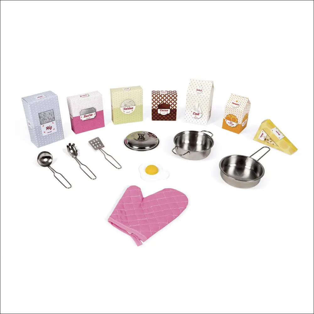 Cocina Multicolor Janod de Madera que Fomenta la Creatividad Infantil - Juguete