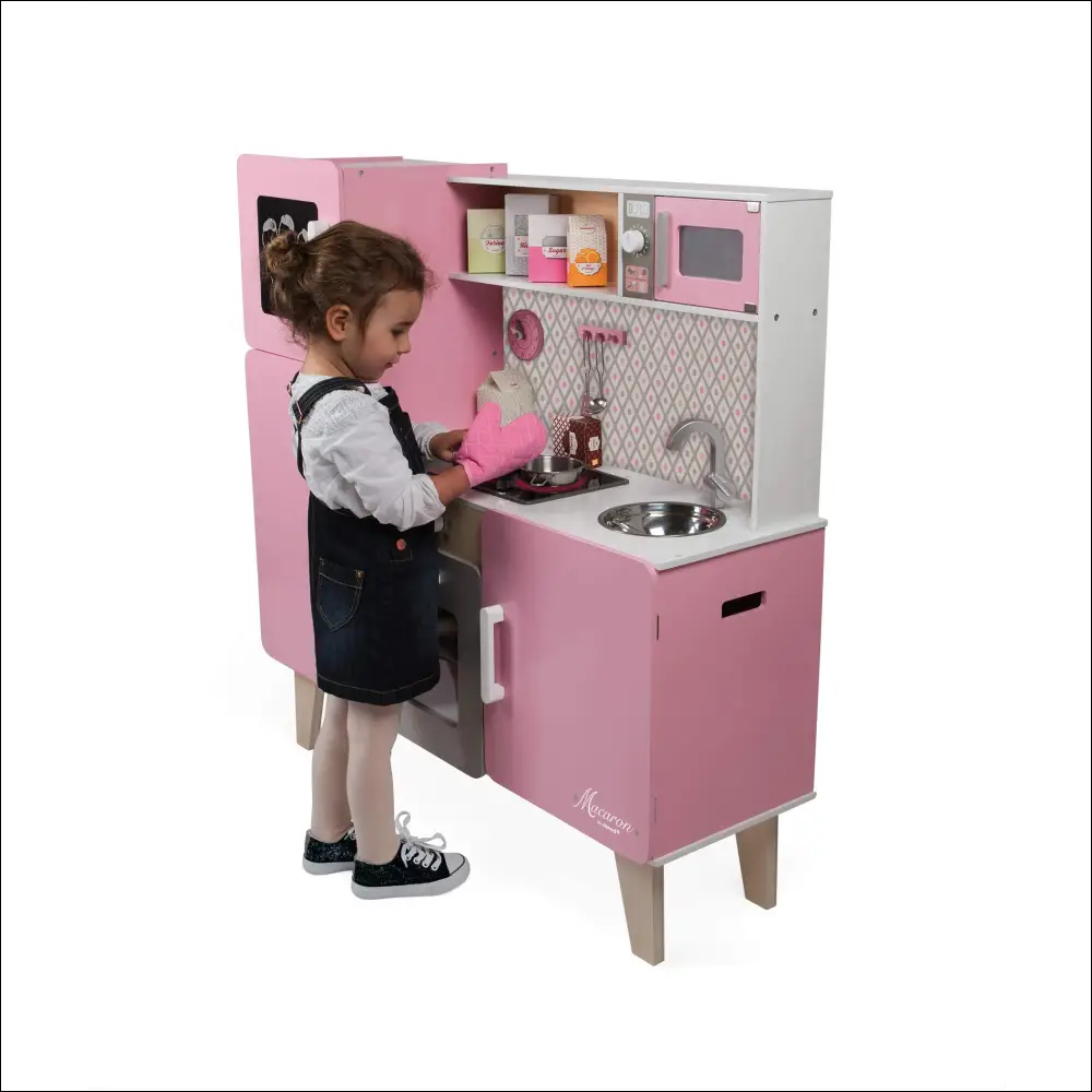 Cocina Multicolor Janod de Madera que Fomenta la Creatividad Infantil - Juguete