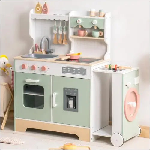 Cocina ROBUD con Accesorios para las Mejores Cocinitas de Madera para Niños - Juguete