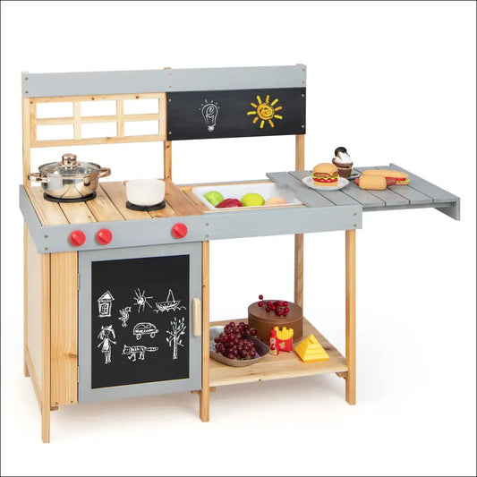 Cocinitas de Madera para Aire Libre Diversión Educativa para Niños - Juguete