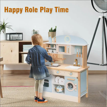 Robotime Divertido Robot Sonoro para Niños Pequeños en Cocinitas de Madera - Juguete
